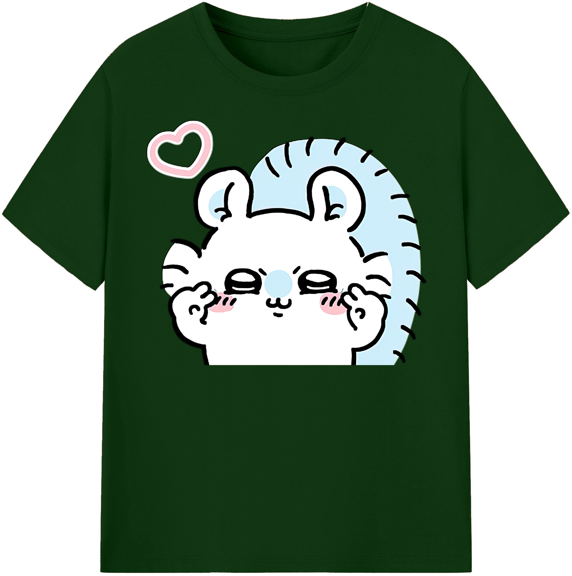 （画像用） ちいかわ モモンガ Chii-kawa Momonga 綿100％半袖Tシャツ（フロントプリント）